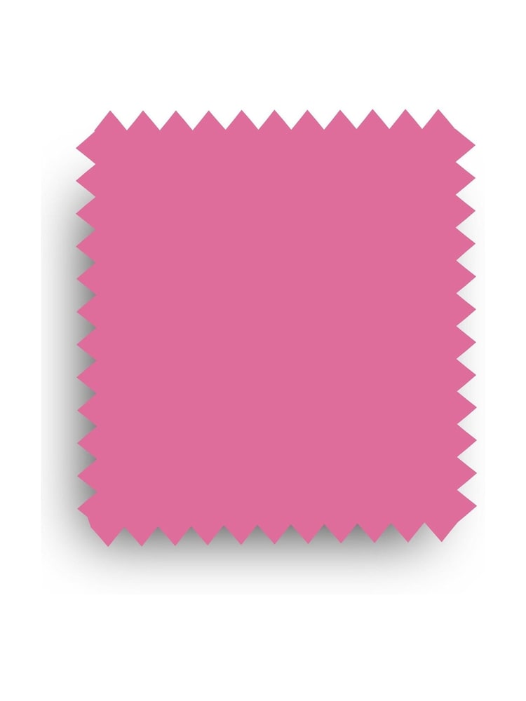 Fusion Living Bright Pink Soho Plastic Bar Stool with Dark Wood Legs - Image 6 of 6