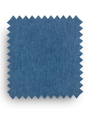Fusion Living Navy Velveteen Tulip Single Dining Chair with PU Cushion - Image 6 of 6