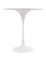 Fusion Living Grey Tulip Circular Side Table - Image 3 of 5