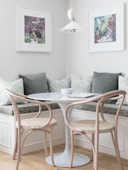 Fusion Living Grey Marble Tulip Medium Circular Dining Table - Image 1 of 5