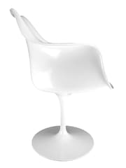 Fusion Living Green Tulip Single Armchair with PU Cushion - Image 4 of 6