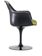 Fusion Living Green Tulip Set of 2 Armchair with Luxurious Cushion - Image 2 of 6