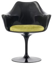 Fusion Living Green Tulip Set of 2 Armchair with Luxurious Cushion - Image 5 of 6
