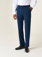 Skopes Blue Tailored Fit Wright Pinstripe Suit Trousers - Image 1 of 6