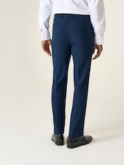 Skopes Blue Tailored Fit Wright Pinstripe Suit Trousers - Image 2 of 6