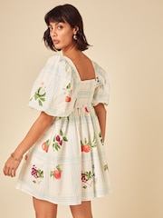 Nobodys Child White Nova Mini Dress - Image 4 of 5