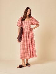 Nobodys Child Red Nova Midi Dress - Image 1 of 5