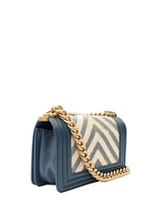 Chanel Blue Multi Boy Small Cross-Body Bag - Image 3 of 7