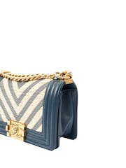 Chanel Blue Multi Boy Small Cross-Body Bag - Image 5 of 7