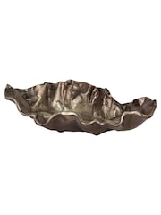 Libra Interiors Bronze Small Lowe Cast Aluminium Bowl 36cm - Image 3 of 6
