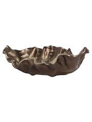 Libra Interiors Bronze Small Lowe Cast Aluminium Bowl 36cm - Image 5 of 6