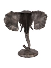 Libra Interiors Grey Kariba Cast Aluminium Elephant Sculpture - Image 3 of 6