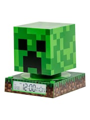 Tikkers Green Minecraft 3D Creeper Night Light Alarm Clock - Image 1 of 3