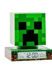 Tikkers Green Minecraft 3D Creeper Night Light Alarm Clock - Image 2 of 3