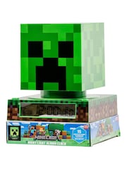 Tikkers Green Minecraft 3D Creeper Night Light Alarm Clock - Image 3 of 3