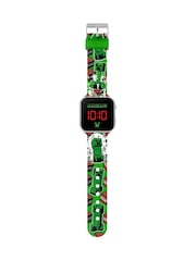 Tikkers Green Minecraft Creeper LED Watch - Image 1 of 3