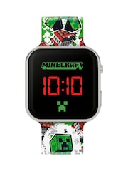 Tikkers Green Minecraft Creeper LED Watch - Image 2 of 3