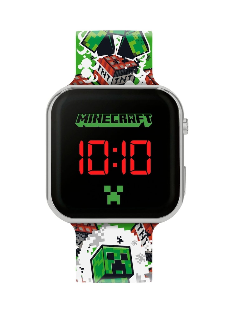 Tikkers Green Minecraft Creeper LED Watch - Image 2 of 3