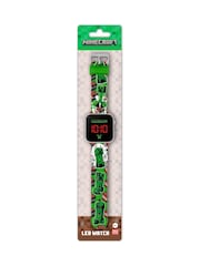 Tikkers Green Minecraft Creeper LED Watch - Image 3 of 3