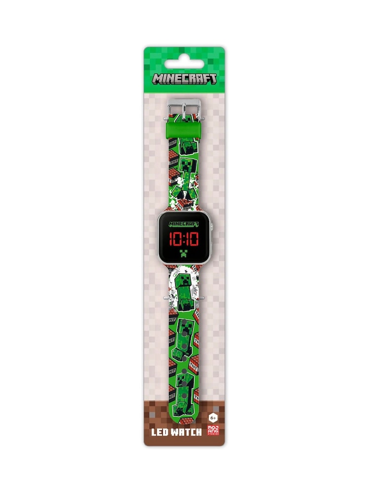 Tikkers Green Minecraft Creeper LED Watch - Image 3 of 3