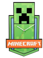 Tikkers Green Minecraft Creeper Wall Clock - Image 1 of 4