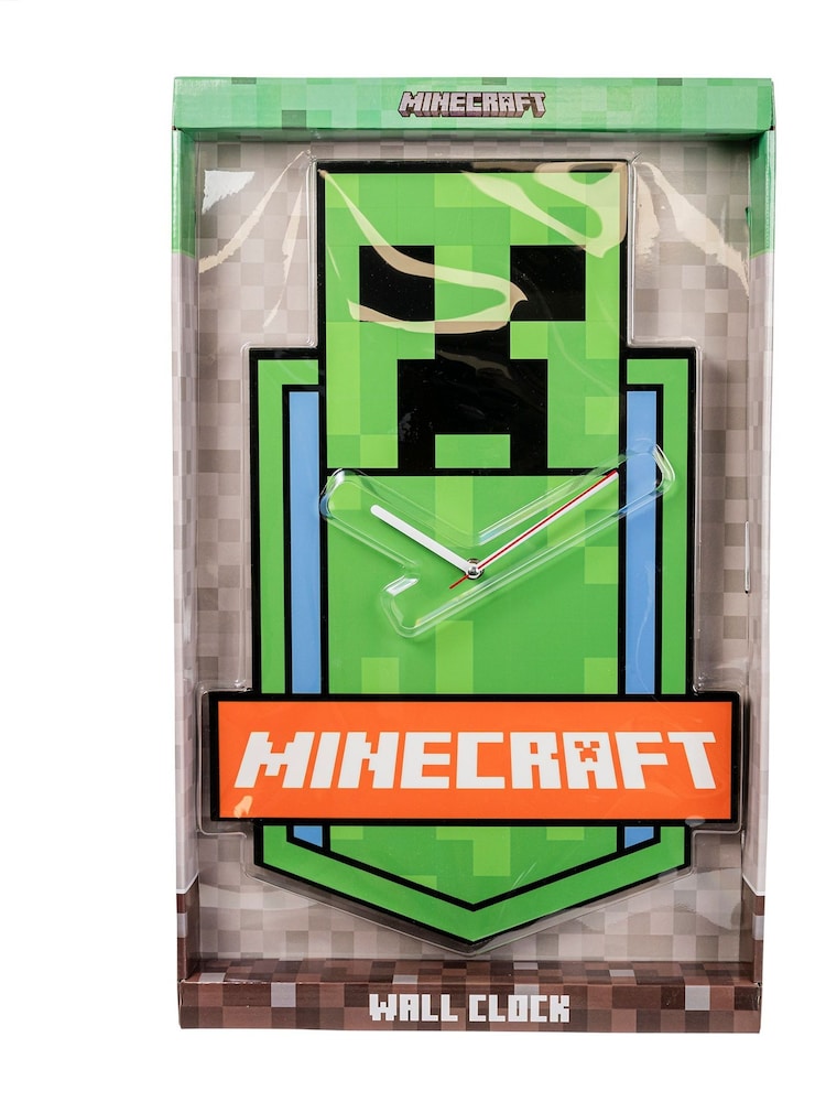 Tikkers Green Minecraft Creeper Wall Clock - Image 4 of 4
