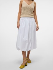 VERO MODA Bubble Hem Puffball Midi Skirt - Image 1 of 5