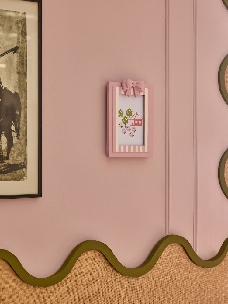 Cath Kidston Pink Bow Photo Frame - Image 3 of 3 Cath Kidston Pink Bow Photo Frame - Image 3 of 3