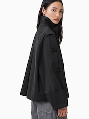 AllSaints Black Leighton Jacket - Image 4 of 8