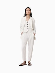 AllSaints White Aleida Tri Blazer - Image 2 of 7