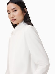 AllSaints White Aleida Tri Blazer - Image 5 of 7