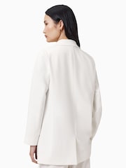 AllSaints White Aleida Tri Blazer - Image 6 of 7