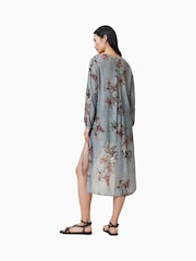 AllSaints Blue Avala Top - Image 7 of 8