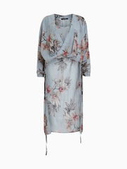 AllSaints Blue Avala Top - Image 8 of 8