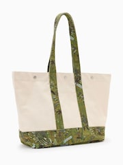 AllSaints Cream Jett Beach Tote Bag - Image 2 of 7