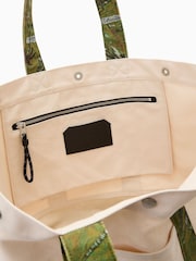 AllSaints Cream Jett Beach Tote Bag - Image 4 of 7