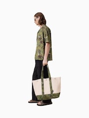 AllSaints Cream Jett Beach Tote Bag - Image 6 of 7