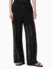 AllSaints Black Giana Trousers - Image 2 of 7