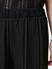 AllSaints Black Giana Trousers - Image 3 of 7