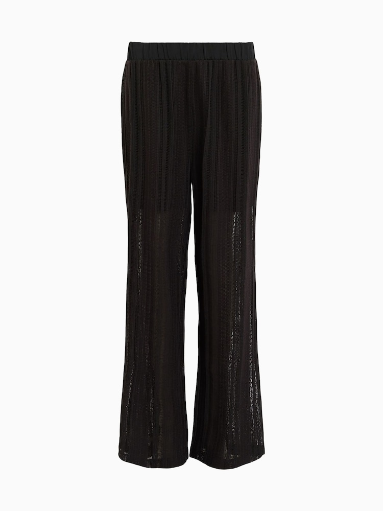 AllSaints Black Giana Trousers - Image 7 of 7 AllSaints Black Giana Trousers - Image 7 of 7