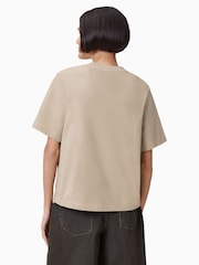 AllSaints Brown Cotton Lisa Biggy T-Shirt - Image 5 of 7