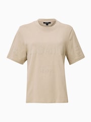 AllSaints Brown Cotton Lisa Biggy T-Shirt - Image 6 of 7