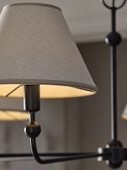 Black Staverton 6 Light Chandelier - Image 3 of 6