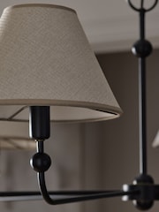 Black Staverton 6 Light Chandelier - Image 4 of 6