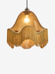 Amber Orange Wroxton Easy Fit Shade Ceiling Light - Image 4 of 4
