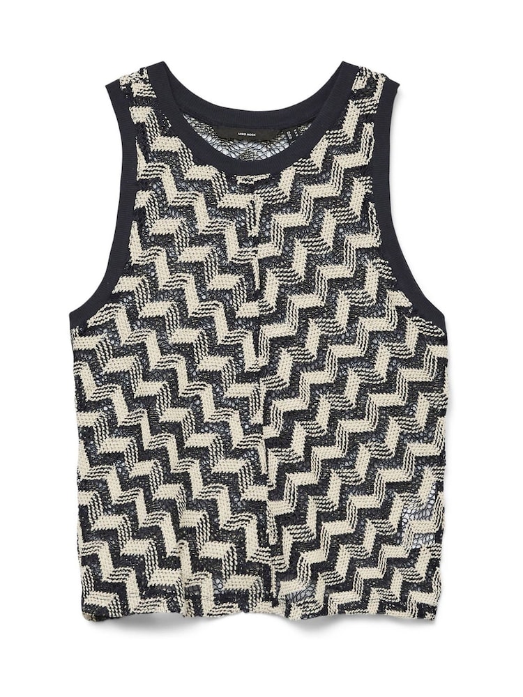 VERO MODA Sleeveless Crochet Top With Pattern Detail - Imagen 5 de 5