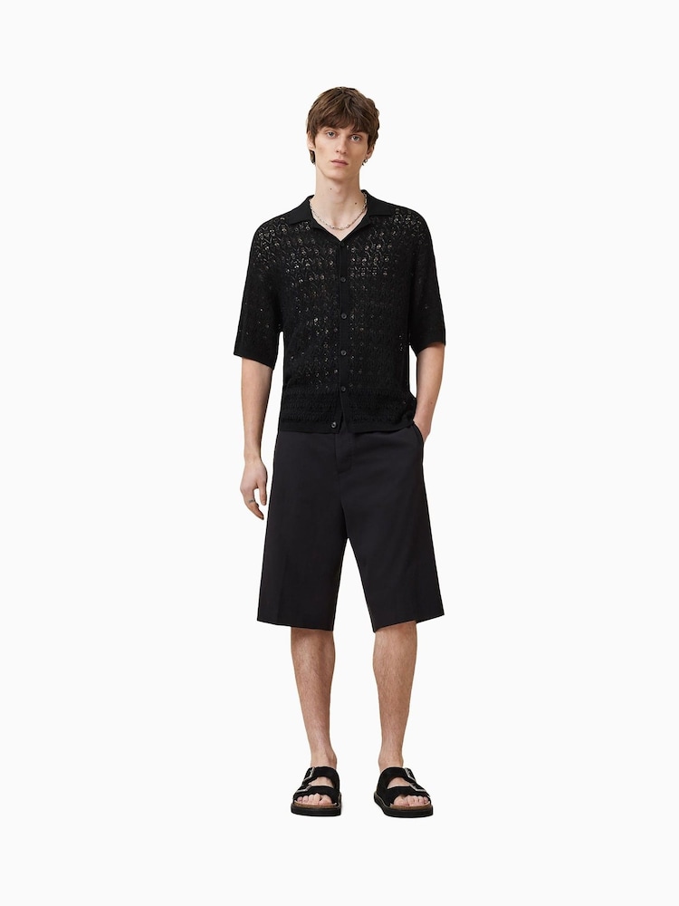 AllSaints Black Loire Cardigan - Image 1 of 7