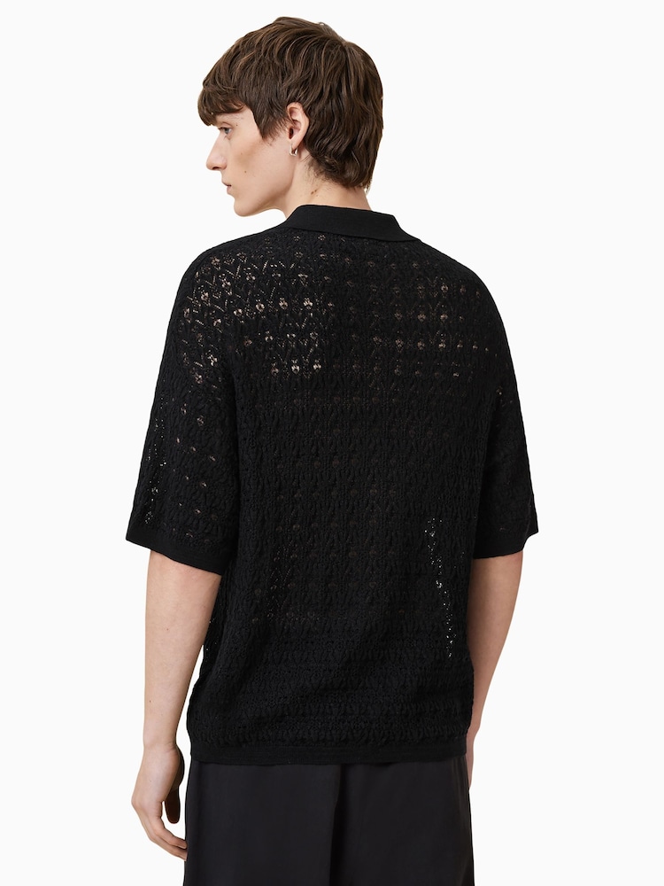 AllSaints Black Loire Cardigan - Image 6 of 7