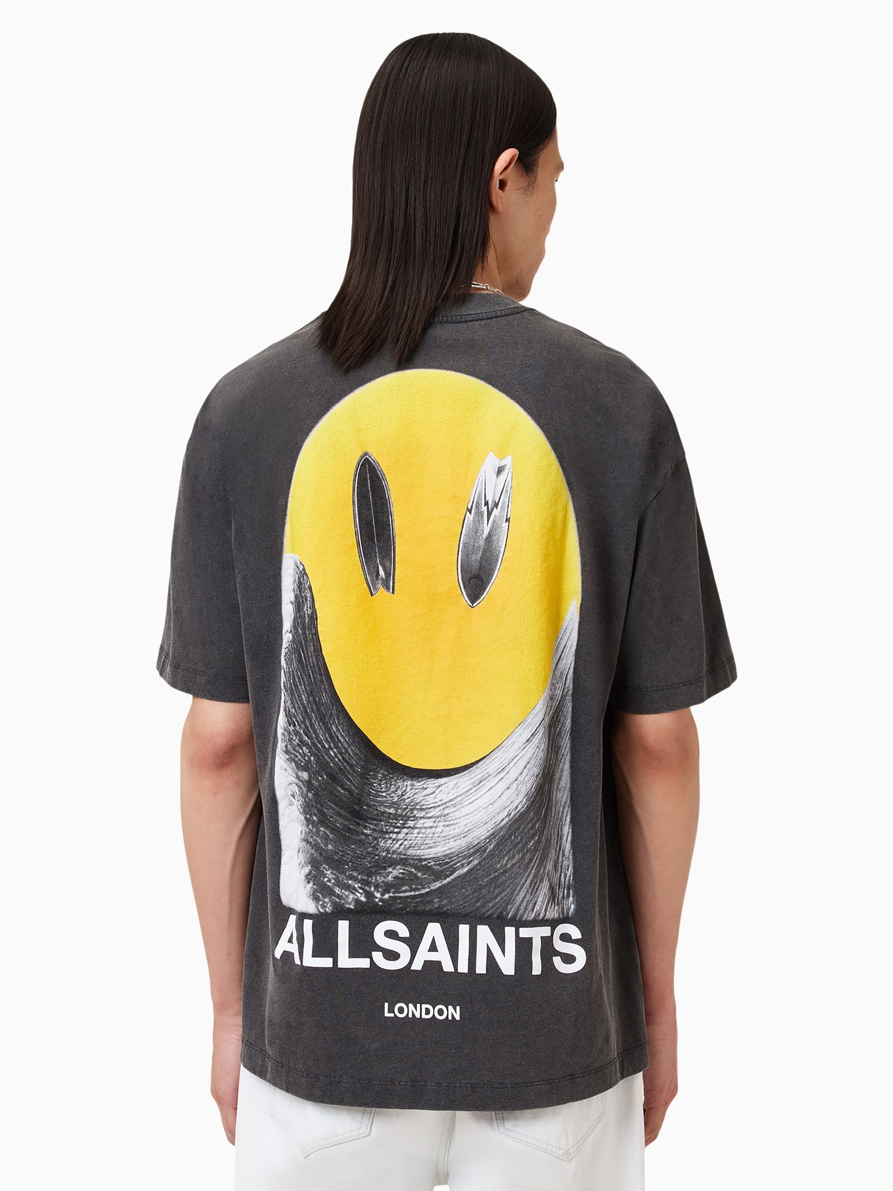 ★ALLSAINTS★ party wave crew t-shirt M062PC-162-1