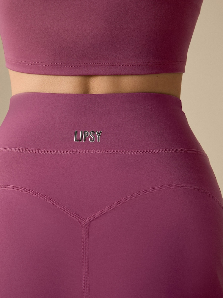Lipsy Plum Purple Cross-Over Waist Leggings - Image 6 of 6 Lipsy Plum Purple Cross-Over Waist Leggings - Image 6 of 6